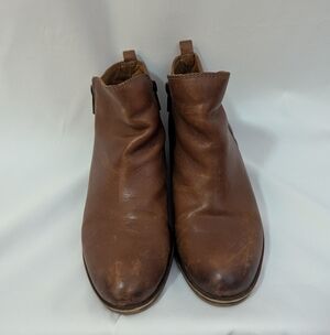 Lucky brand Basel Bootie Toffee Leather Size 8